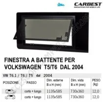 Finestra A Battente Carbest per Volkswagen T5/T6 | Accessoricampershop.com