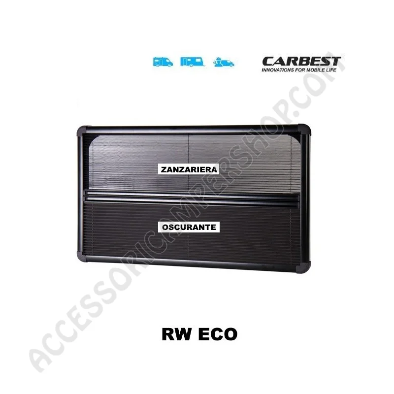 Oscurante Zanzariera per Finestra RW ECO Carbest | Accessoricampershop.com