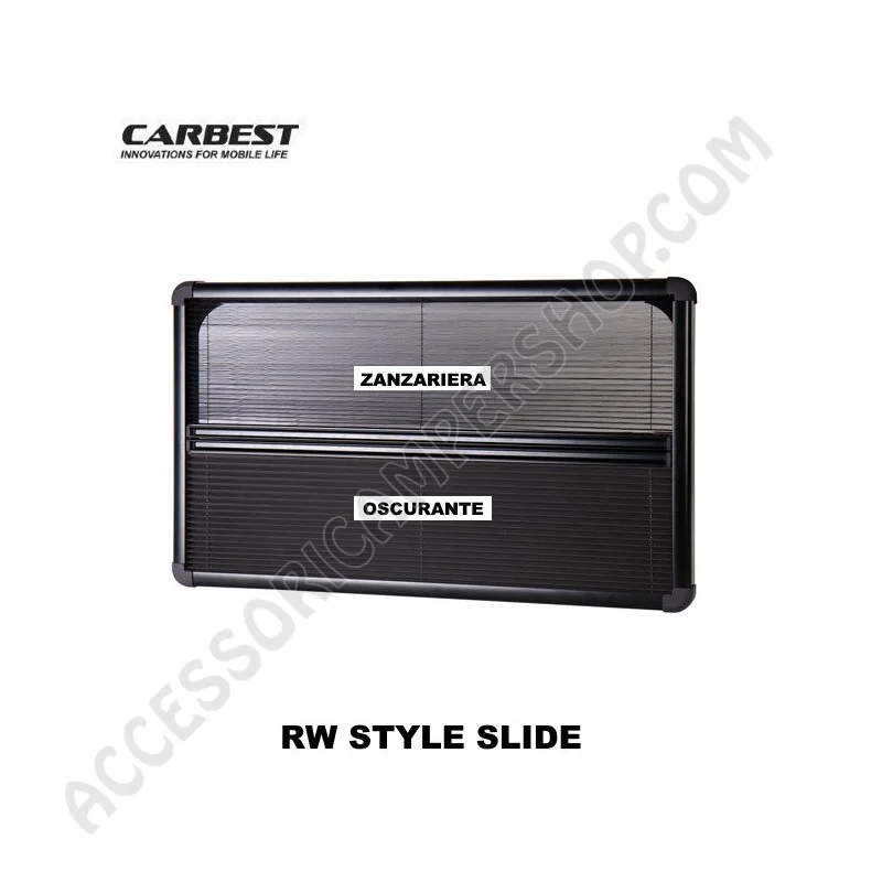 Oscurante Zanzariera per Finestra Scorrevole Carbest | Accessoricampershop.com