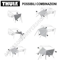 Pannelli Parasole Thule 2024 per Tendalini 2,60m | Accessoricampershop.com