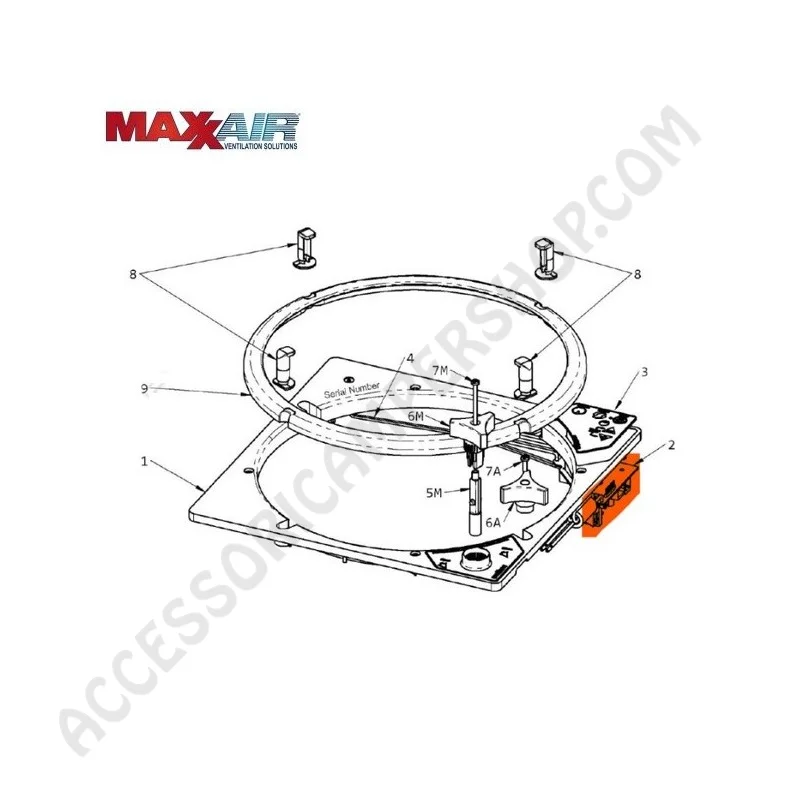 Circuito Stampato Maxxfan Deluxe 12V | Accessoricampershop.com