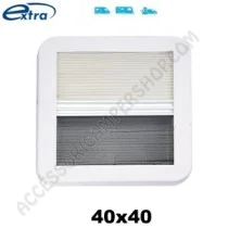 Oblò Extravent 40x40 Bianco per Camper | Accessoricampershop.com