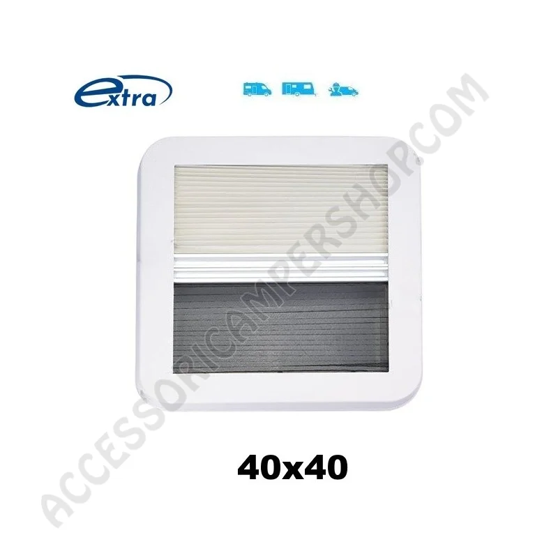 Oblò Extravent 40x40 Bianco per Camper | Accessoricampershop.com
