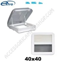 Oblò Extravent 40x40 Bianco per Camper | Accessoricampershop.com