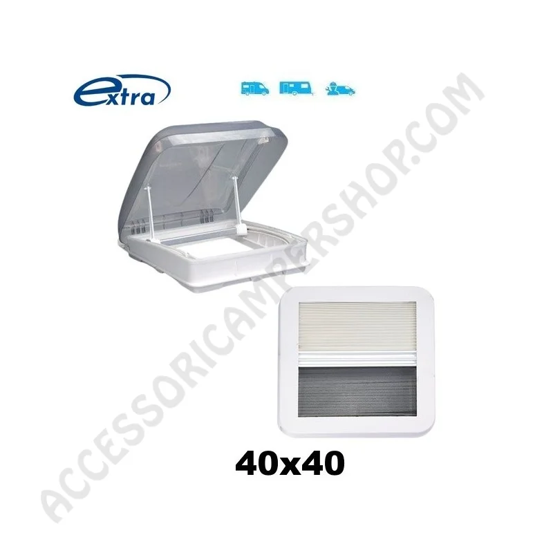 Oblò Extravent 40x40 Bianco per Camper | Accessoricampershop.com
