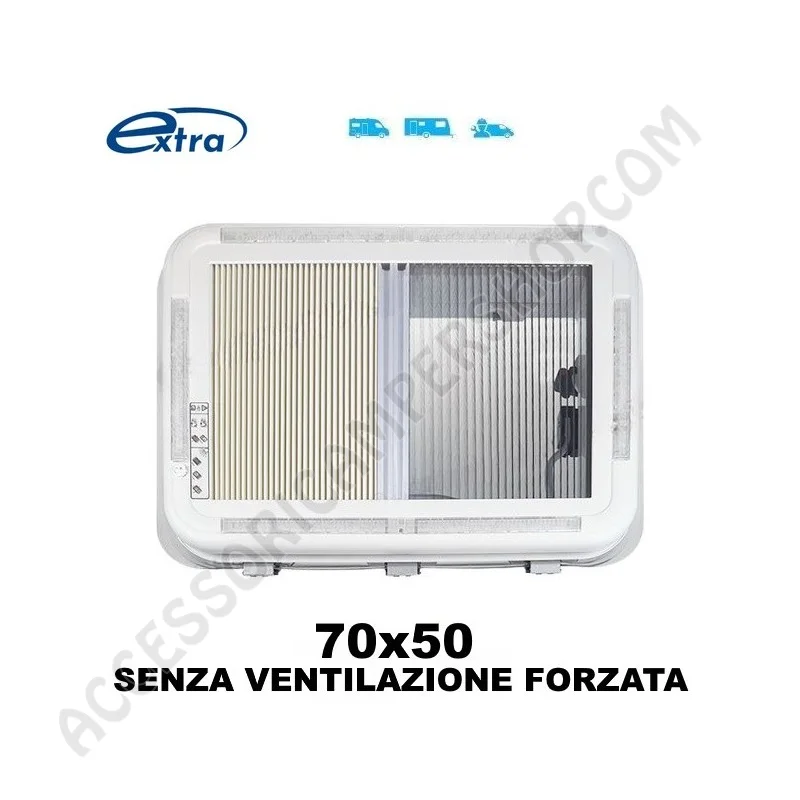 Oblò EXTRAVENT 700x500 con Illuminazione LED | Accessoricampershop.com