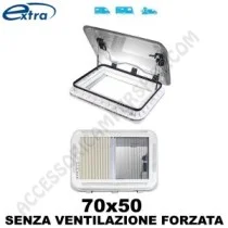 Oblò EXTRAVENT 700x500 con Illuminazione LED | Accessoricampershop.com