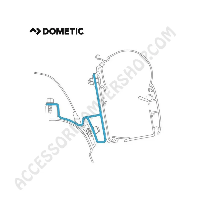Adattatore per Tendalino a Parete VW California T5/T6 | Accessoricampershop.com