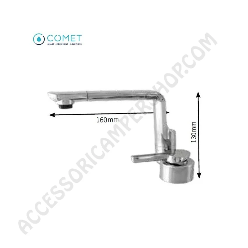 Rubinetto Miscelatore Monocomando Firenze Design | Accessoricampershop.com