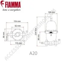 Vaso di Espansione A20 Fiamma - Novità 2024 | Accessoricampershop.com
