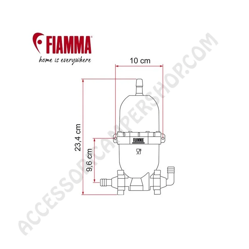 Vaso di Espansione A20 Fiamma - Novità 2024 | Accessoricampershop.com