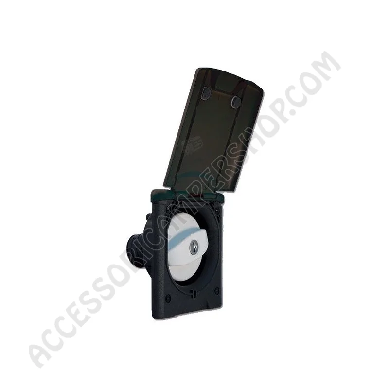 Bocchettone Acqua Nero per Camper e Caravan | Accessoricampershop.com