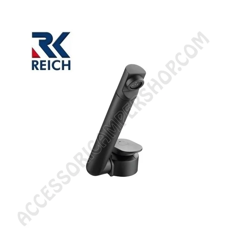 Rubinetto Miscelatore Monocomando Twister E Nero Opaco | Accessoricampershop.com