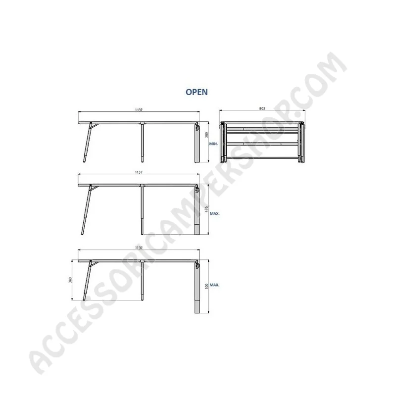Letto Aggiuntivo Pieghevole Singolo Easy Bed | Accessoricampershop.com