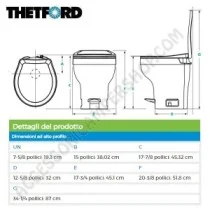 Toilette Nautica Aqua Magic VI Alto | Accessoricampershop.com