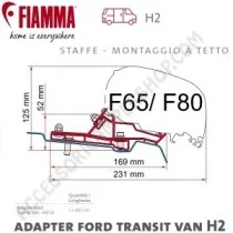 Adapter Ford Transit Van H2 – L3 per Tendalino Fiamma | Accessoricampershop.com