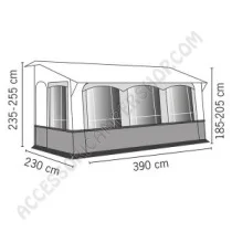 Veranda Universale All Seasons CASA ROYAL 2 L390 | Accessoricampershop.com