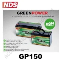 Batteria NDS GP150 12V 150AH per Camper | Accessoricampershop.com