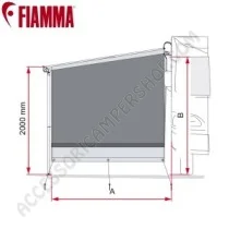 Parete Laterale Tendalini Side Block Fiamma 2024 | Accessoricampershop.com