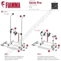 Portabici Fiamma Carry-Bike Pro C Deep Black | Accessoricampershop.com