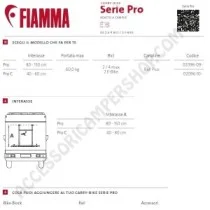 Porta-Bici Fiamma Carry-Bike Pro C N - Deep Black | Accessoricampershop.com