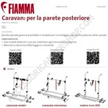 Porta-bici posteriore Fiamma Carry-Bike Hobby | Accessoricampershop.com