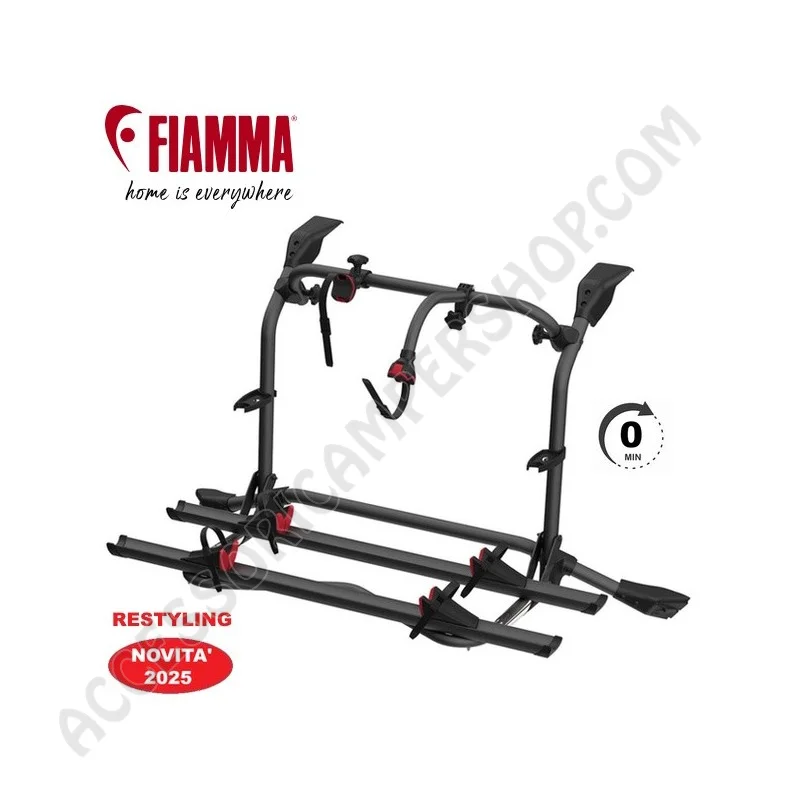 Porta-bici Fiamma Carry-Bike VW T6 Pro Deep Black | Accessoricampershop.com