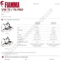 Porta-bici Fiamma Carry-Bike VW T6 Pro Deep Black | Accessoricampershop.com