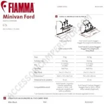 Porta-bici Fiamma Carry-Bike Ford Custom 2025 | Accessoricampershop.com