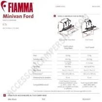 Porta-bici Fiamma Carry-Bike Ford Custom 2025 | Accessoricampershop.com