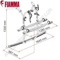 Porta-bici Fiamma Carry-Bike Ford Custom 2025 | Accessoricampershop.com