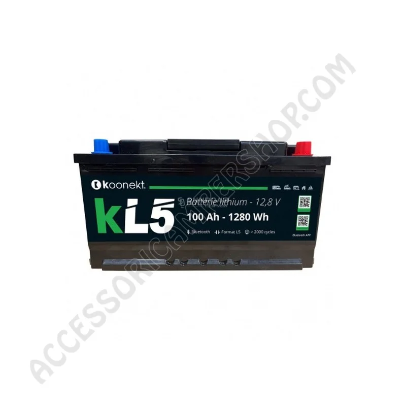 Batteria Litio 100 AH Bluetooth per Camper | Accessoricampershop.com