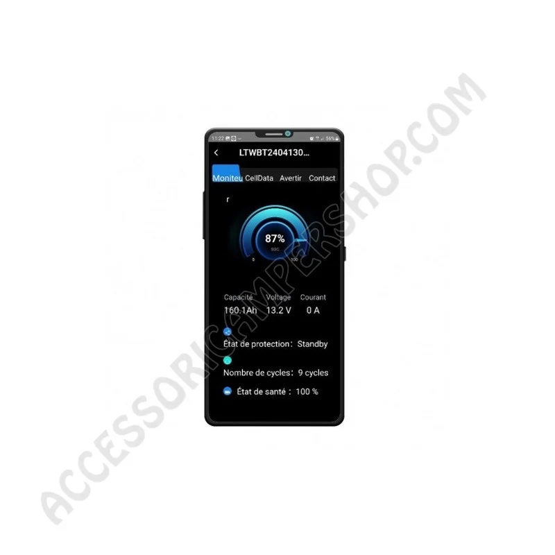 Batteria Litio 100 AH Bluetooth per Camper | Accessoricampershop.com