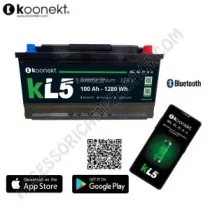 Batteria Litio 100 AH Bluetooth per Camper | Accessoricampershop.com