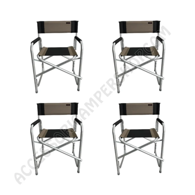 Sedie Regista Havana Beige/Grigio | Accessoricampershop.com