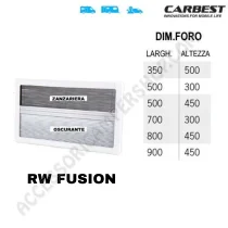 Oscurante Zanzariera Fusion Camper | Accessoricampershop.com