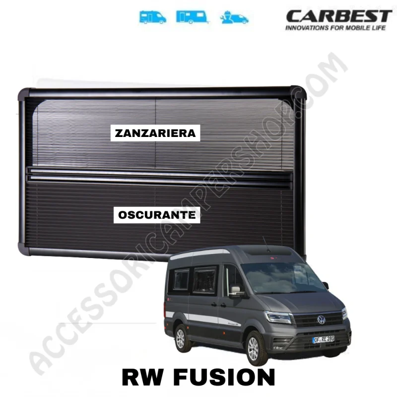 Oscurante zanzariera RW Fusion | Accessoricampershop.com