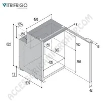 Frigorifero Vitrifrigo C90i 90L | Accessoricampershop.com
