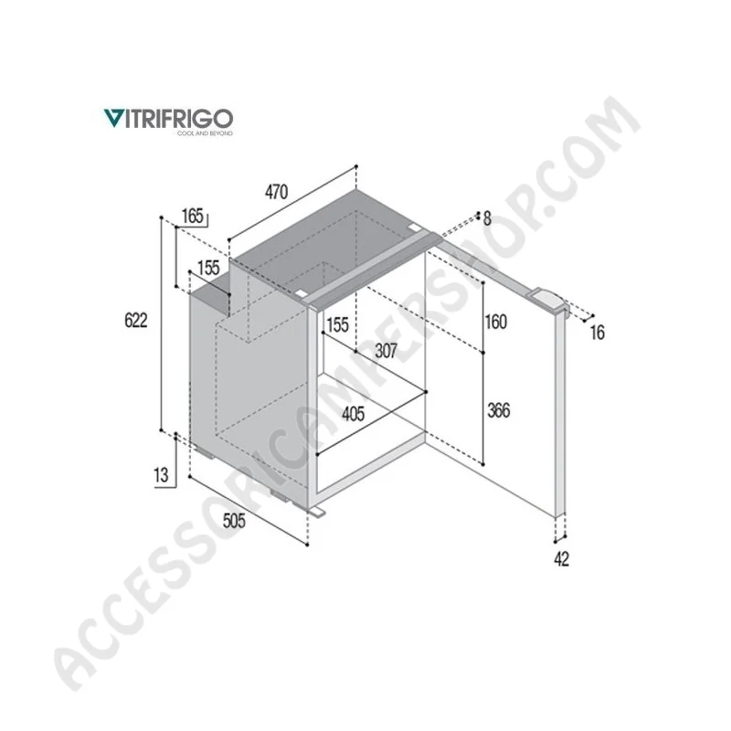 Frigorifero Vitrifrigo C90i 90L | Accessoricampershop.com