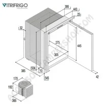 Vitrifrigo C42LX 42L INOX Camper | Accessoricampershop.com