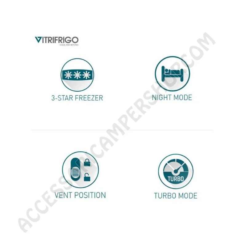 Frigorifero a Compressione Vitrifrigo Slim 90 CHR | Accessoricampershop.com
