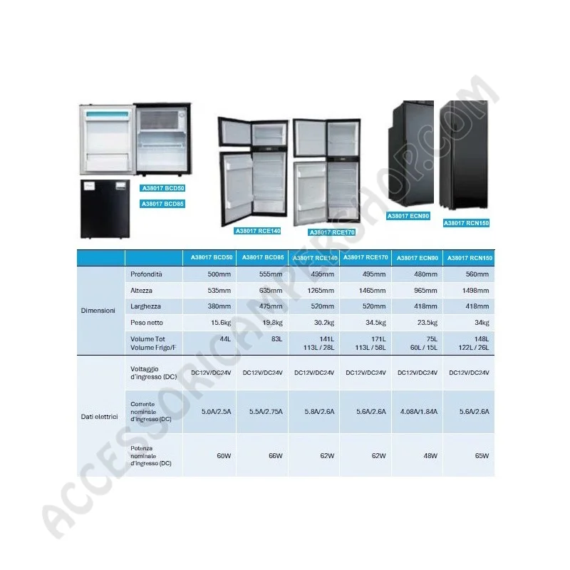 Frigo compressione Dimatec 12V 85L | Accessoricampershop.com