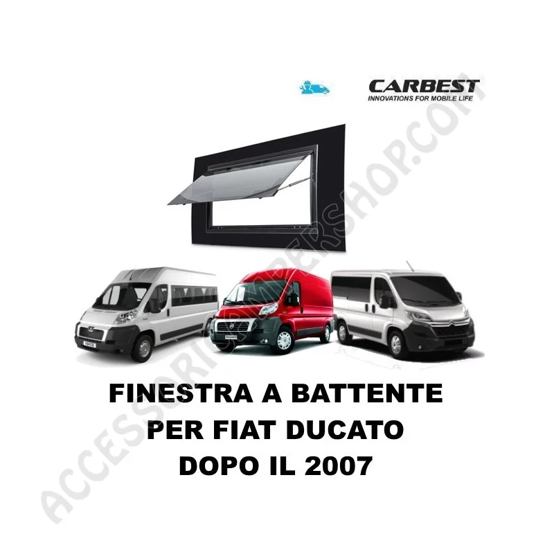 Battente Vetro Carbest Ducato 2007 | Accessoricampershop.com