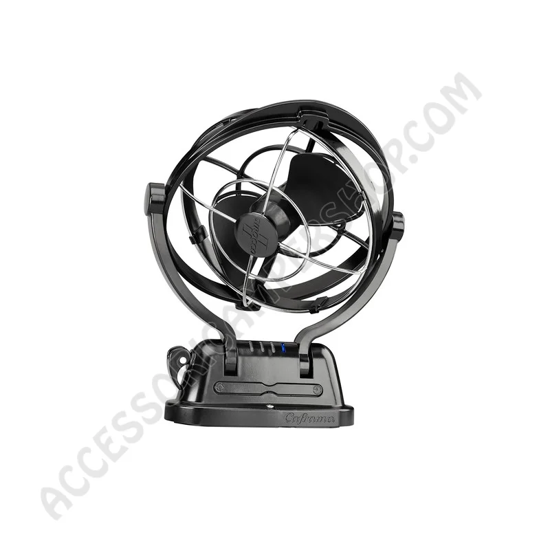 Ventilatore Sirocco II Nero Camper | Accessoricampershop.com