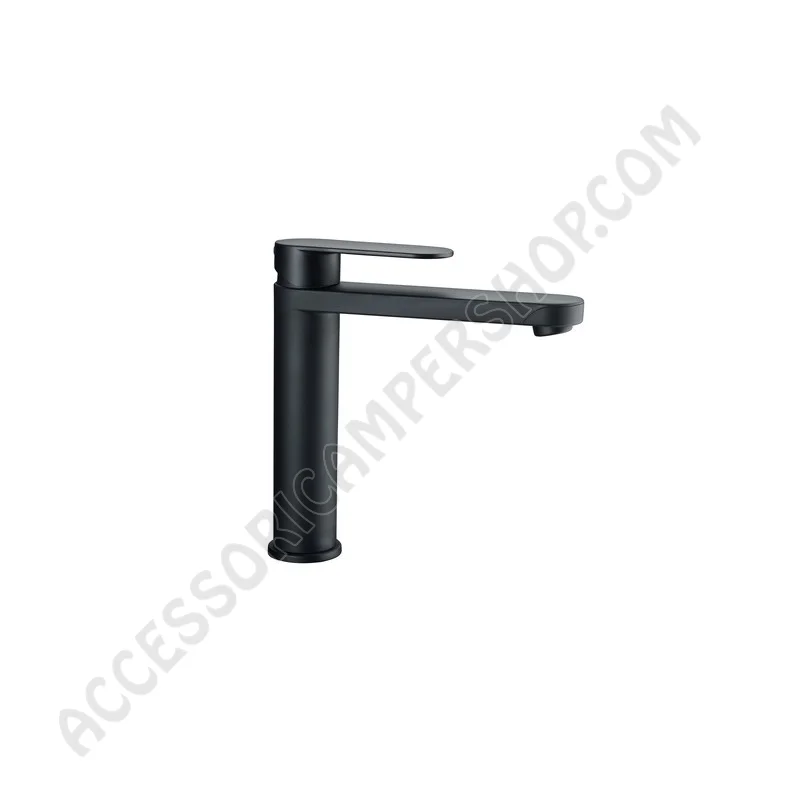 Miscelatore camper Matt Black Reich | Accessoricampershop.com