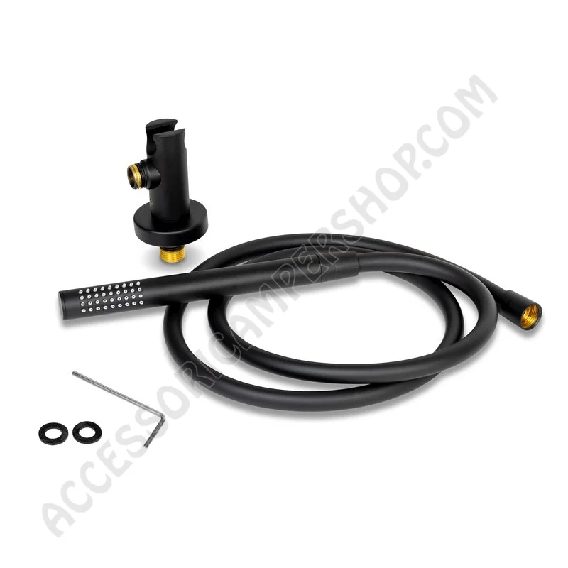 Set Doccia Nero Opaco per Camper | Accessoricampershop.com