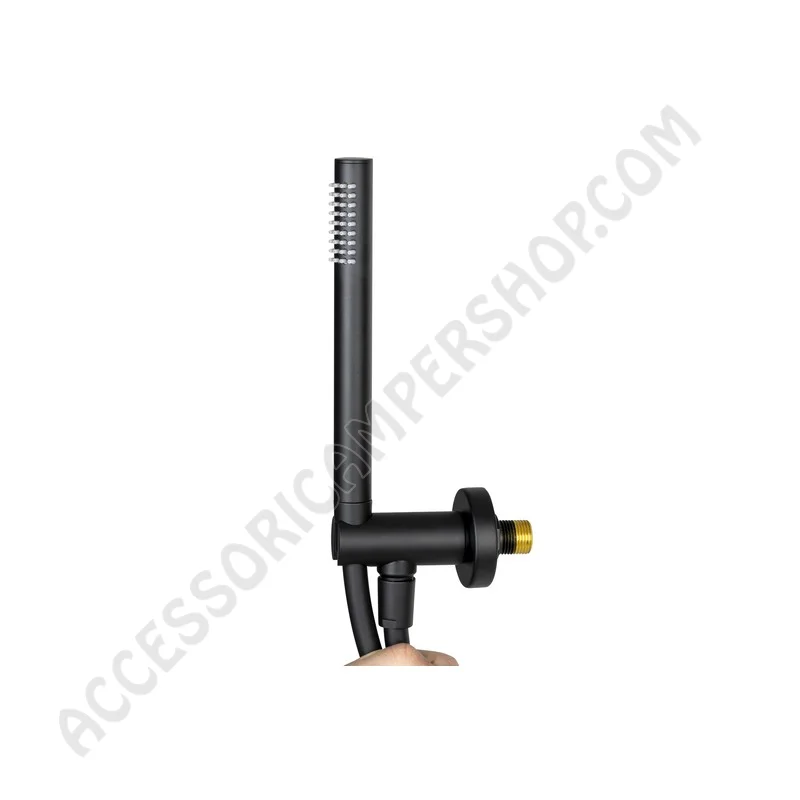 Set Doccia Nero Opaco per Camper | Accessoricampershop.com