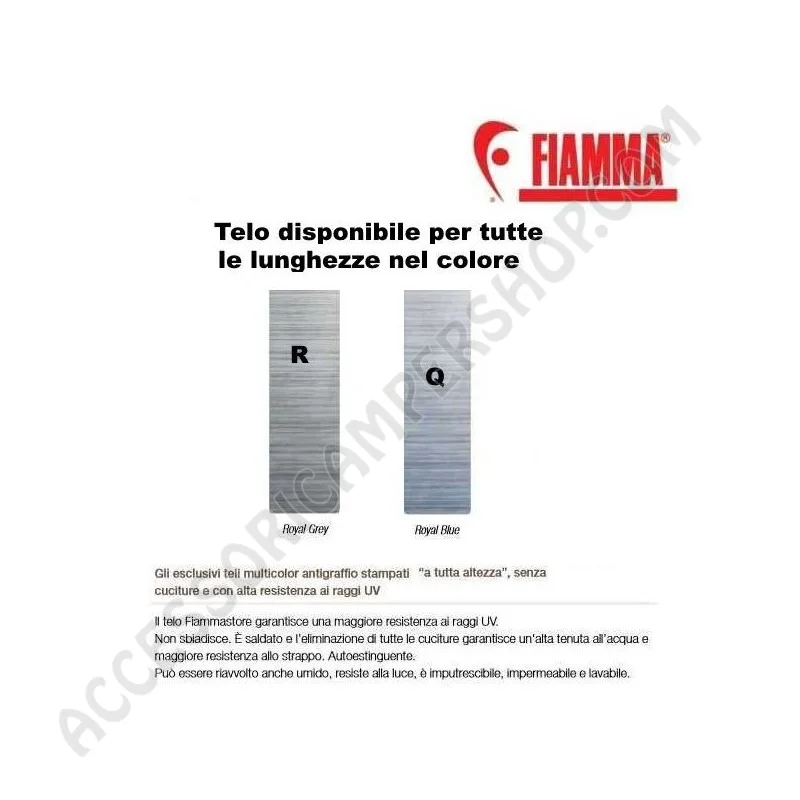 Tendalino Veranda Fiamma F80S Polar White | Accessoricampershop.com