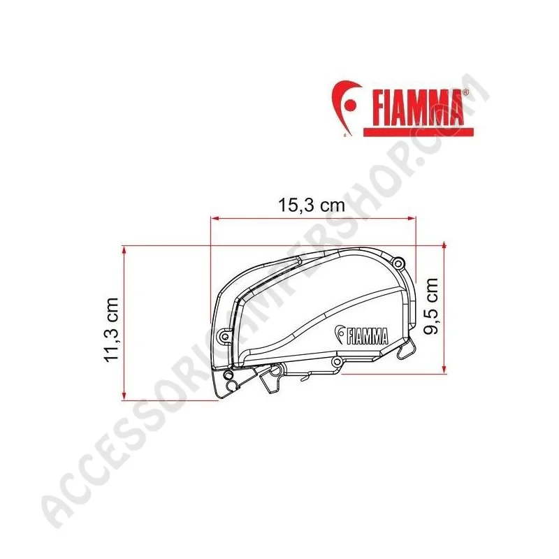 Tendalino Veranda Fiamma F80S Polar White | Accessoricampershop.com