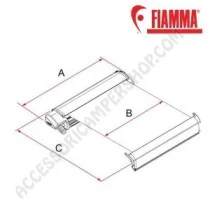 Tendalino Veranda Fiamma F80S Polar White | Accessoricampershop.com